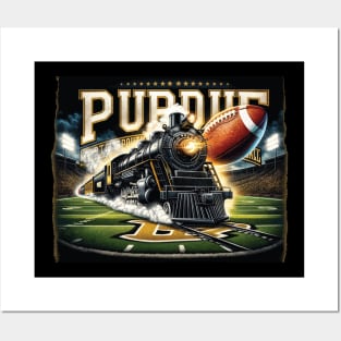 PURDUE Football Tribute - Football Purdure University Design Purdue Tribute - Football Player Posters and Art